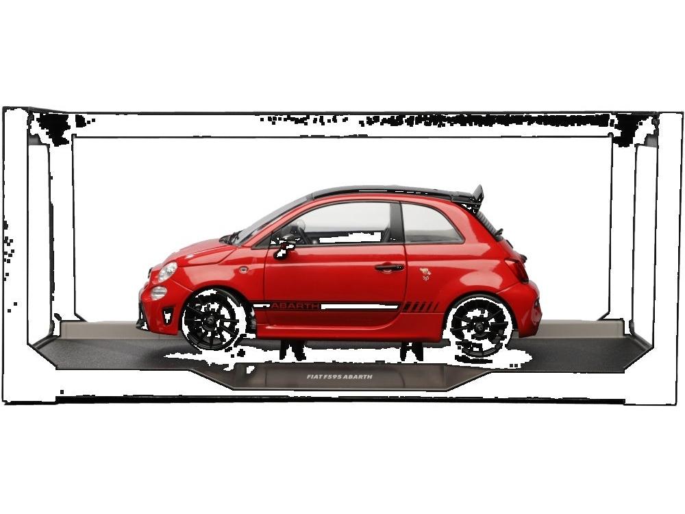 Fiat F595 Abarth Red Solido Works 2023 1:18 Scale Diecast Model Car – Solido-Solido-Diecast Model Centre