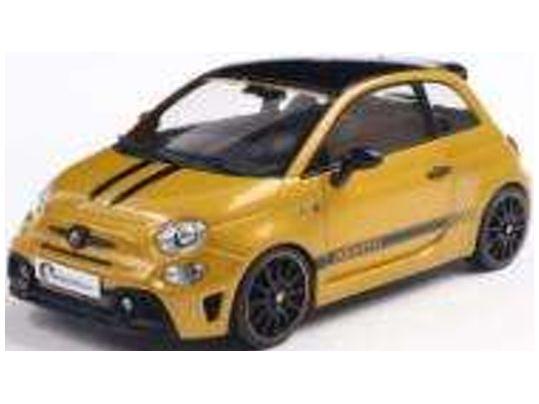 Fiat F595 Abarth Solido Works 2024 Yellow 1:18 Scale Solido Diecast Model-Solido-Diecast Model Centre