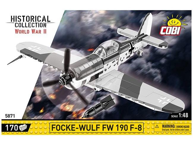 Focke-Wulf FW 190 F-8 WWII (170 pcs) Cobi Brick Build Kit-Cobi-Diecast Model Centre