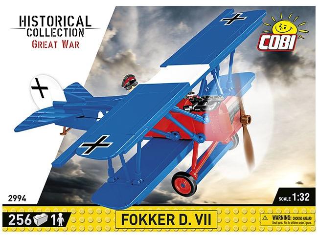 Fokker D. VII Great War (255 pcs) Cobi Brick Build Kit-Cobi-Diecast Model Centre