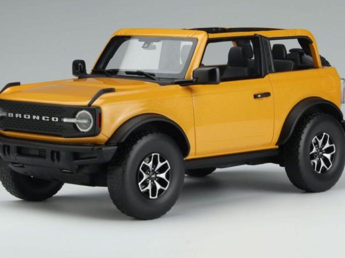 Ford Bronco Badlands Cyber Orange 2021 1:18 Scale GT Spirit Resin Model Car-GT Spirit-Diecast Model Centre