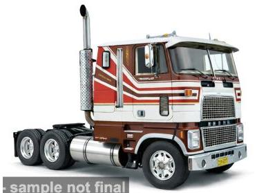 Ford CL 9000 Brown/Red 1976 1:64 Scale IXO Diecast Model Truck-IXO-Diecast Model Centre