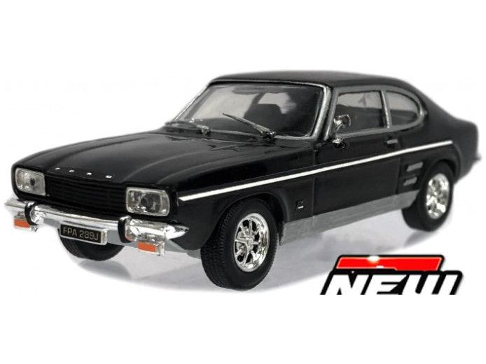 Ford Capri Mk1 1600 GT black - 1:43 Scale Model Car-Cararama-Diecast Model Centre