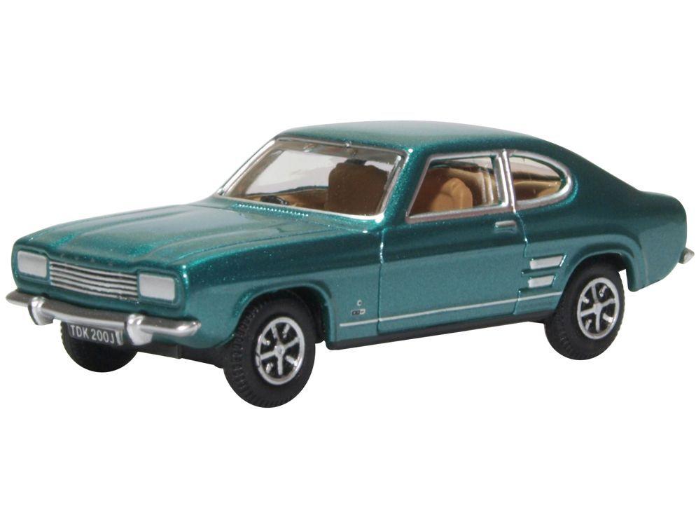 Ford Capri Mk1 Aquatic Jade 1:76 Scale Diecast Model Car – Oxford Diecast-Oxford Diecast-Diecast Model Centre