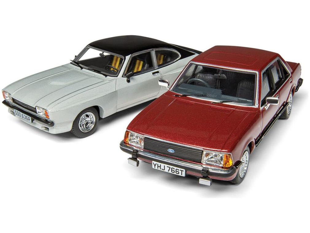 Ford Capri Mk2 X-Pack Ford Granada Mk2 2.8i Ghia Screen Stars 1:43 Scale Corgi Diecast Model-Corgi-Diecast Model Centre