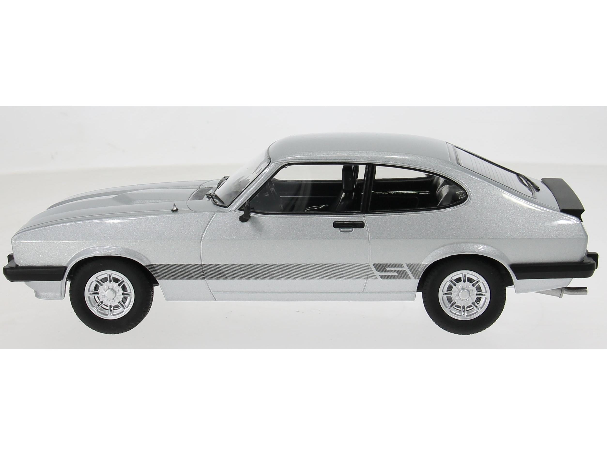 Ford Capri Mk3 3.0 S Strato Silver RHD - UOO 303T - UK Special 500pcs 1:18 Scale Diecast Model Car – Model Car Group-Model Car Group-Diecast Model Centre