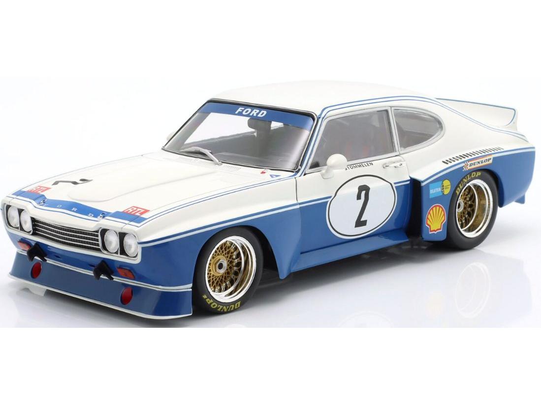 Ford Capri RS 3100 #2 Winner DRM Nurburgring 1974 Rolf Stommelen 1:18 Scale Diecast Car – Werk83-Werk83-Diecast Model Centre