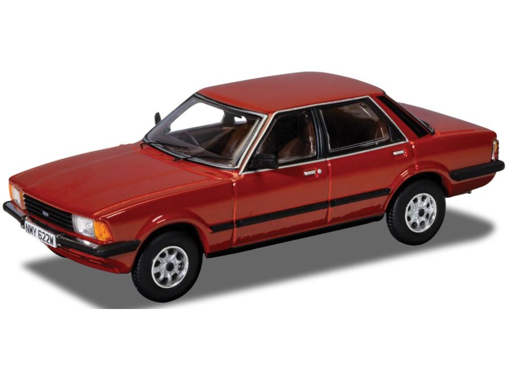Ford Cortina Mk5 1.6 GL Terracotta 1:43 Scale Corgi Vanguards Diecast Model-Corgi-Diecast Model Centre