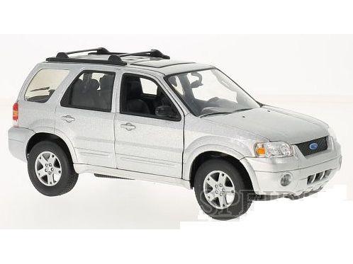 Ford Escape Limited 2005 Silver 1:24 Scale Welly Diecast Model-Welly-Diecast Model Centre