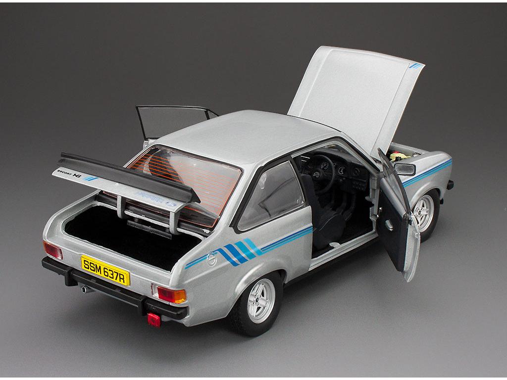 Ford Escort Harrier Stratos Silver (EUK 878V) (RHD) 1980 1:18 Scale Sun Star Diecast Model Car-Sun Star-Diecast Model Centre