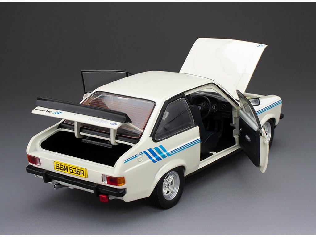 Ford Escort Harrier White (ERX 586V) (RHD) 1980 1:18 Scale Sun Star Diecast Model Car-Sun Star-Diecast Model Centre