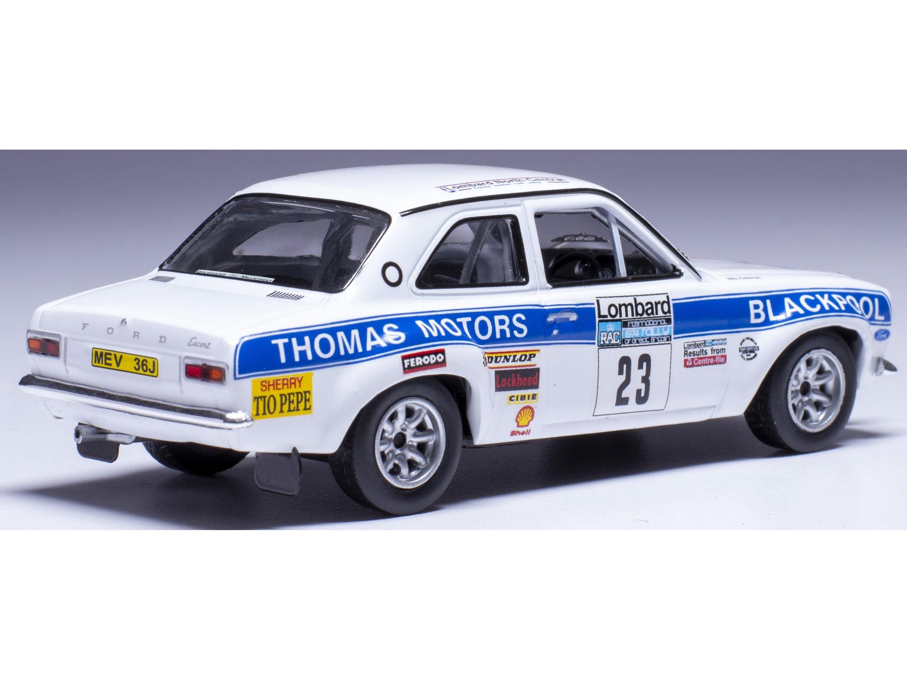 Ford Escort MK I RS 1600 #23 RAC Rallye B.Coleman/D.O'sullivan 1974 1:43 Scale IXO Diecast Model Car-IXO-Diecast Model Centre