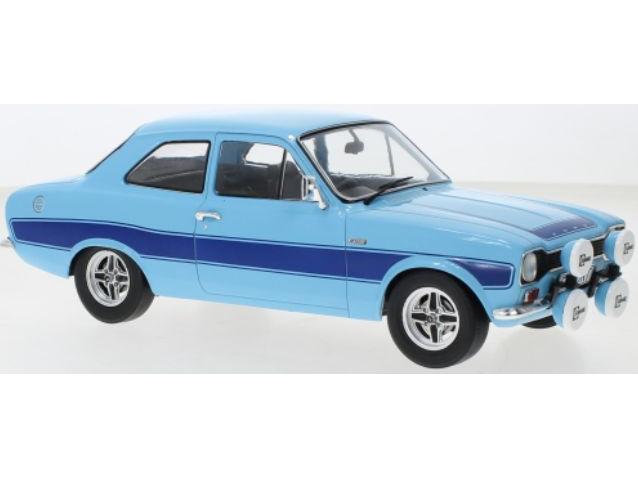 Ford Escort Mk1 RS2000 RHD (With front spoiler) 1973 Light Blue 1:18 Scale Diecast Model Car Group-Model Car Group-Diecast Model Centre