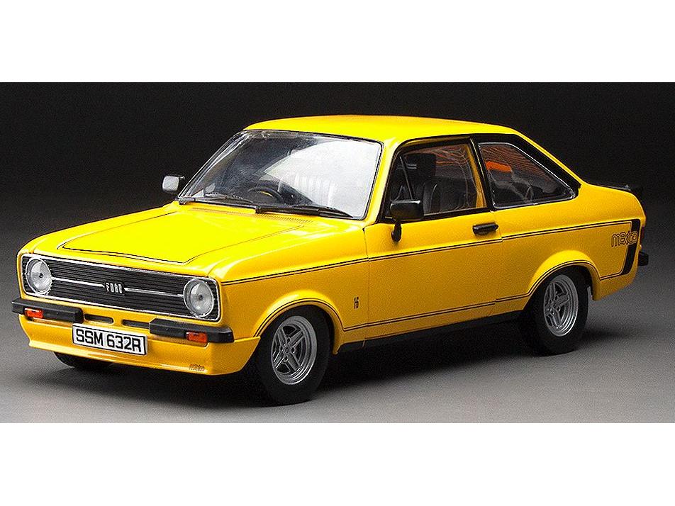 Ford Escort Mk2 RS Mexico 1976 Signal Yellow (RHD) 1:18 Scale Sun Star Diecast Model Car-Sun Star-Diecast Model Centre