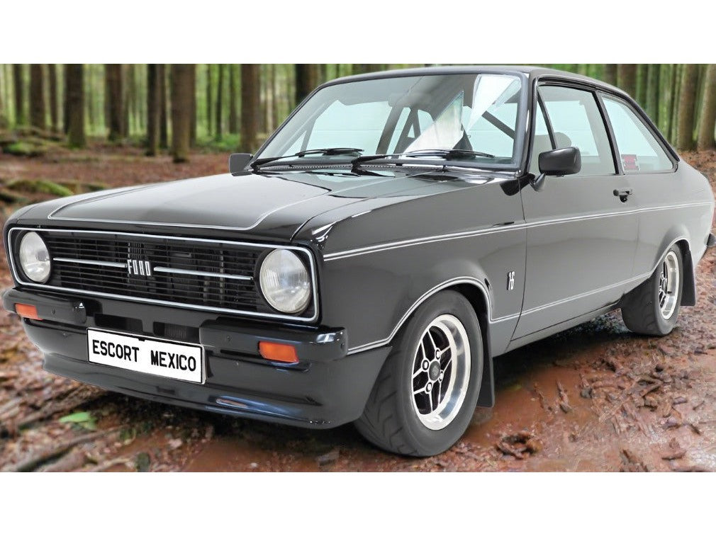 Miniature Sunstar Ford Escort MKII RS Mexico 1976 – échelle 1/18, Noire, RH, Neuve