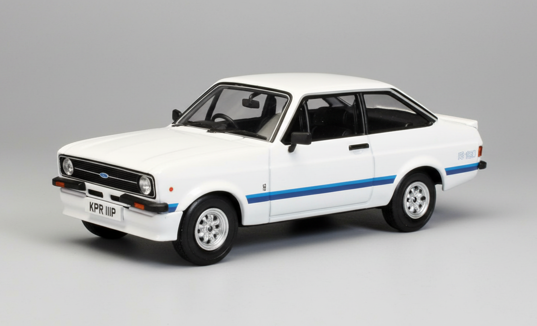 Ford Escort Mk2 RS1800 Diamond White 1:43 Scale Corgi Diecast Model