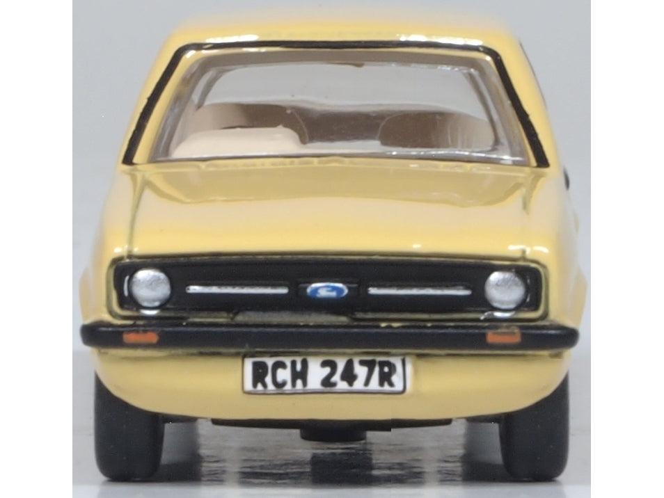 Ford Escort Mk2 Sahara Beige 1:76 Scale Diecast Car – Oxford Diecast-Oxford Diecast-Diecast Model Centre