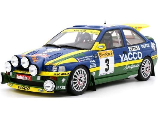 Ford Escort RS Cosworth Blue P.Bernardini Rallye Monte Carlo 1996 1:18 Scale OttOmobile Resin Model-OttOmobile-Diecast Model Centre
