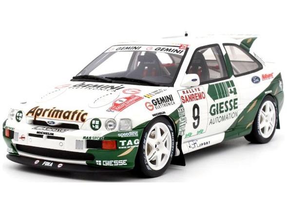 Ford Escort RS Cosworth GR.A White B.Thiry San Remo 1994 1:18 Scale OttOmobile Resin Model-OttOmobile-Diecast Model Centre