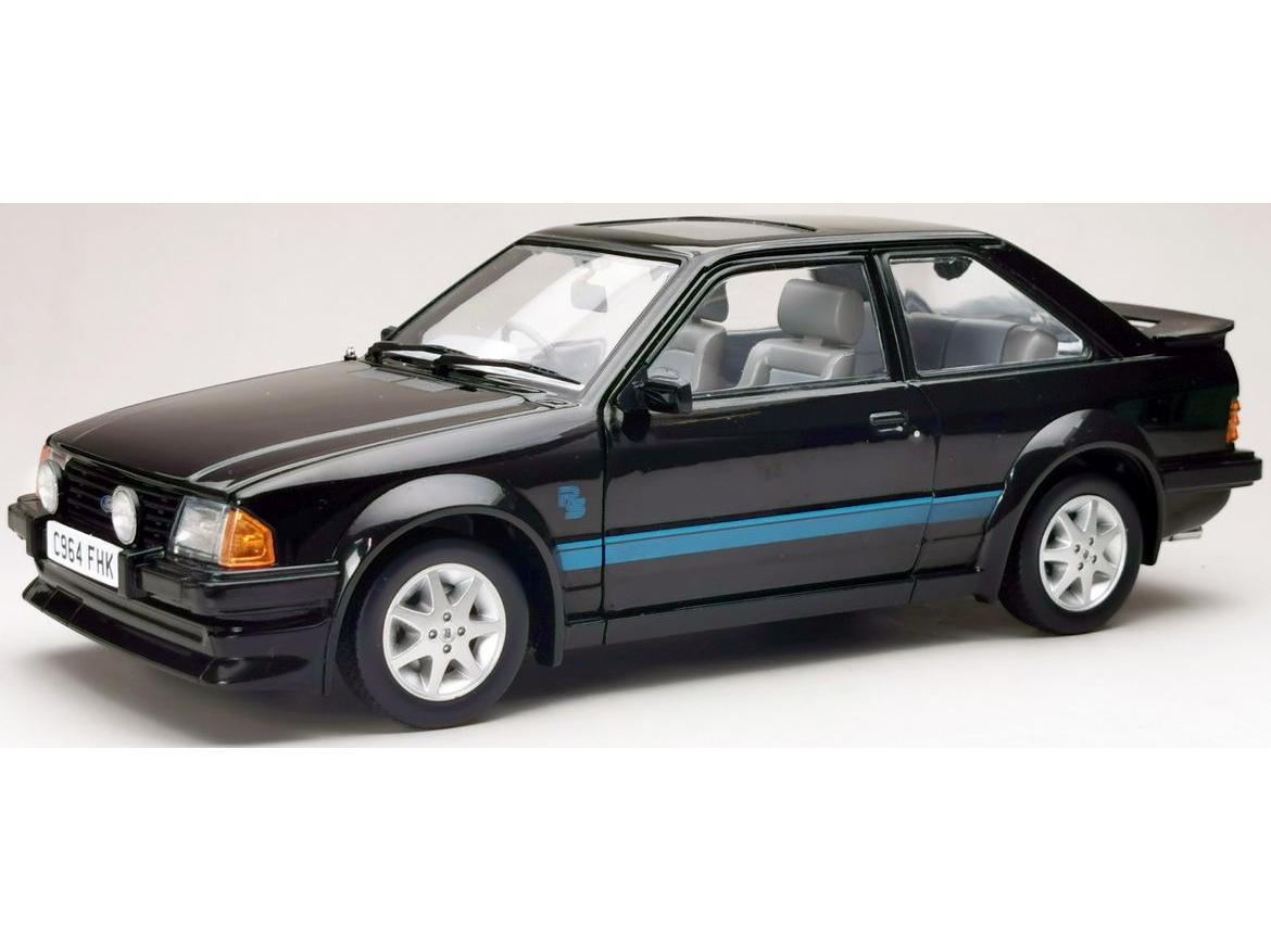 Ford Escort RS Turbo Black 1984 Princess Diana's car. 1:18 Scale Sun Star Diecast Model Car-Sun Star-Diecast Model Centre