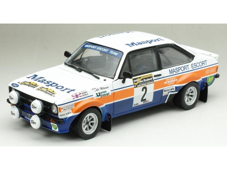 Ford Escort RS1800 #2 Vatanen Ari/Scott Jim 2nd S.Pacific Rally New Zealand 1977 1:18 Scale Sun Star Diecast Model Car-Sun Star-Diecast Model Centre