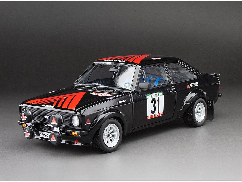 貴重！クリスタルボディ！ESCI Ford Escort RS1800 1/24 Ford Escort RS1800 #31 Shinozuka Harris Rallye de Portugal Vinho
