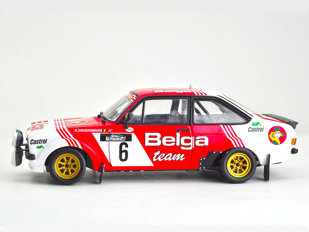 Ford Escort RS1800 #6 1982 Haspengouw Rally R.Droogmans/R. Joosten Limited 480pc 1:18 Scale Sun Star Diecast Model Car-Sun Star-Diecast Model Centre