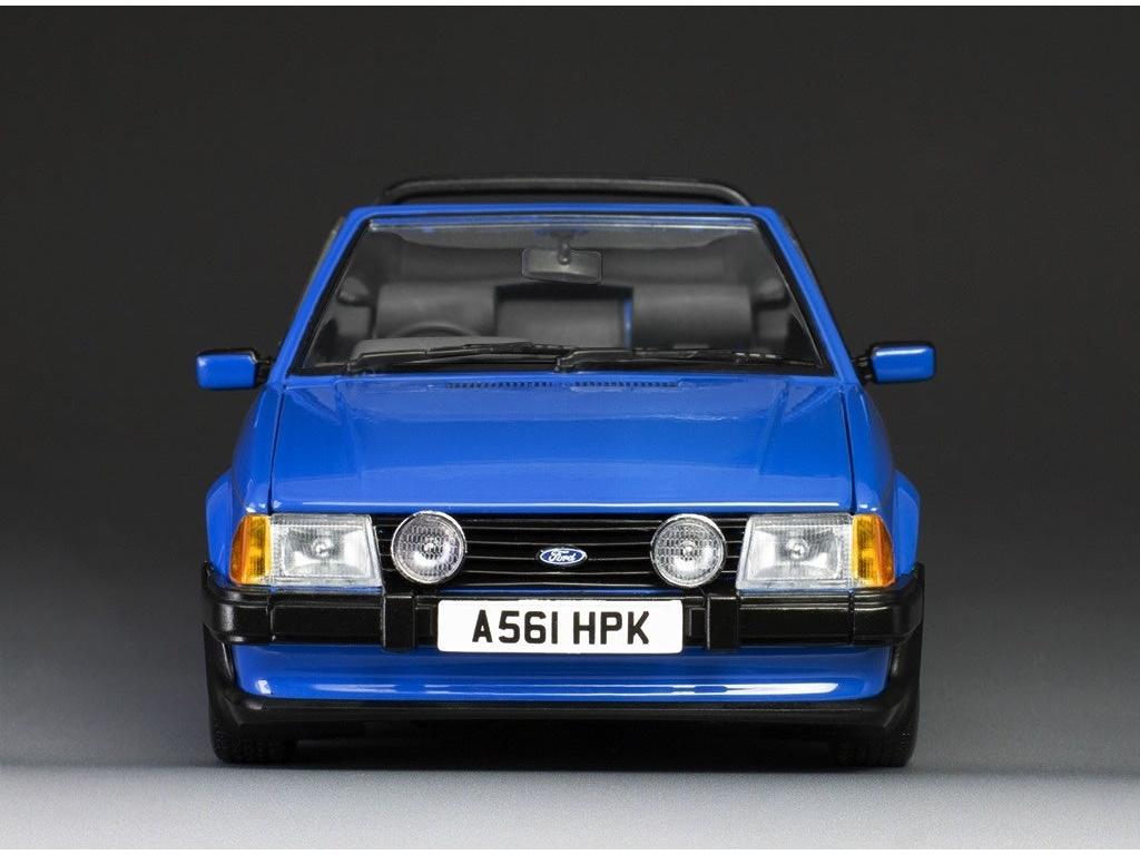 Ford Escort XR3i Cabrio RHD Azure Blue 1:18 Scale Diecast Car – Sun Star-Sun Star-Diecast Model Centre