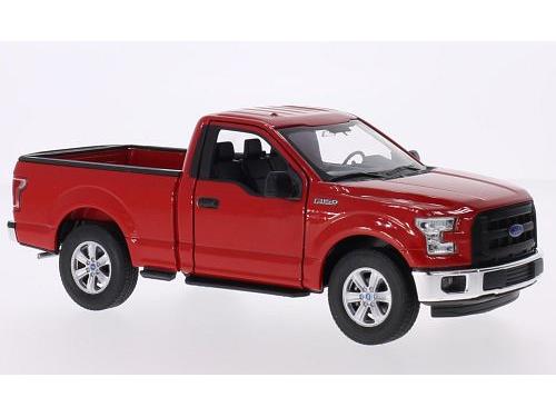 Ford F-150 2015 Red 1:24 Scale Welly Diecast Model-Welly-Diecast Model Centre