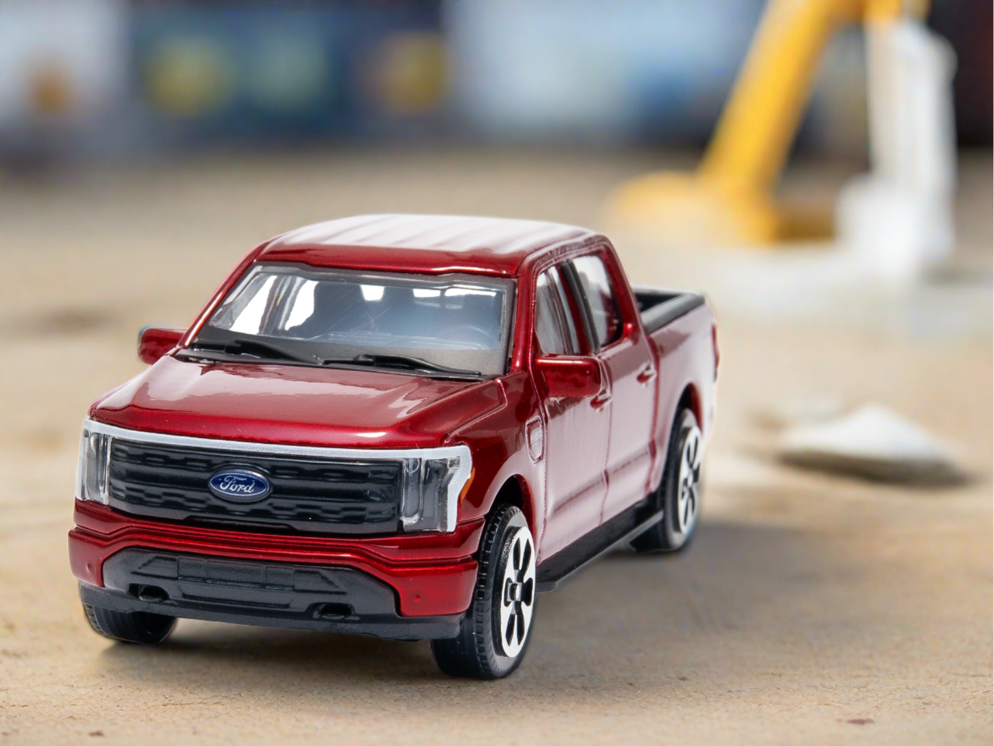 Ford F-150 Lightning 2022 red - 1:43 Scale Diecast Toy Car-Bburago-Diecast Model Centre