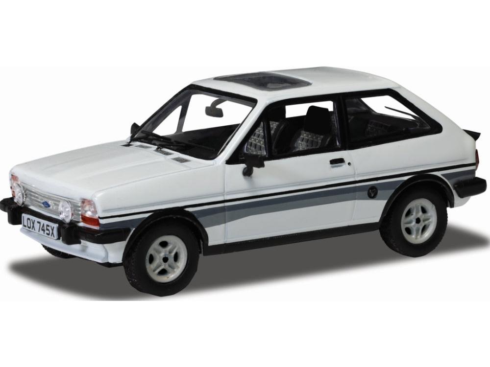 Ford Fiesta Mk1 1300 Supersport Diamond White 1:43 Scale Diecast Model Car – Corgi-Corgi-Diecast Model Centre
