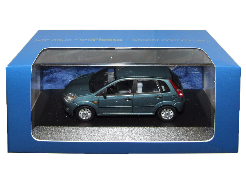 Ford Fiesta Mk5 5dr 2002 1:43 Scale Diecast Model - Metallic Green | Ford Dealer Model-Unbranded-Diecast Model Centre