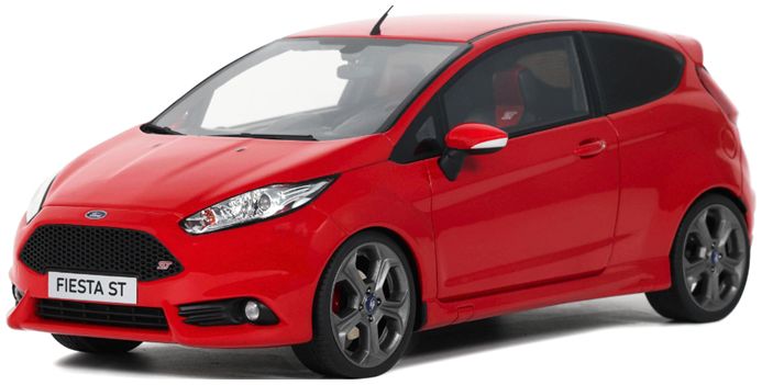 Ford Fiesta Mk7 ST 2016 Race Red BRQA 1:18 Scale OttOmobile Resin Model-OttOmobile-Diecast Model Centre