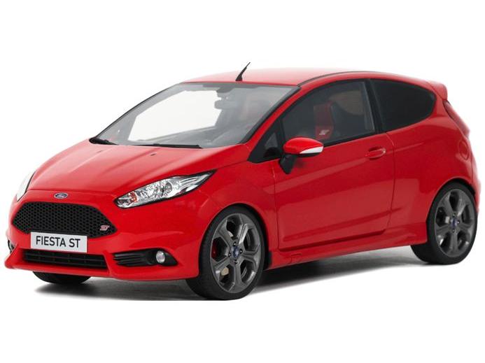 Ford Fiesta Mk7 ST 2016 Race Red BRQA 1:18 Scale OttOmobile Resin Model-OttOmobile-Diecast Model Centre
