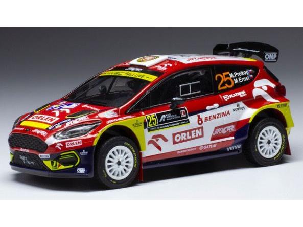Ford Fiesta R5 MkII #25 Orlen Rally Acropolis 2021 M.Prokop/M.Ernst 1:43 Scale IXO Diecast Model Car-IXO-Diecast Model Centre
