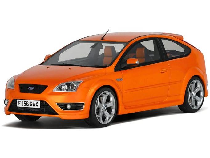 Ford Focus Mk2 ST 2.5 2006 (RHD) Electric Orange 1:18 Scale OttOmobile Resin Model-OttOmobile-Diecast Model Centre