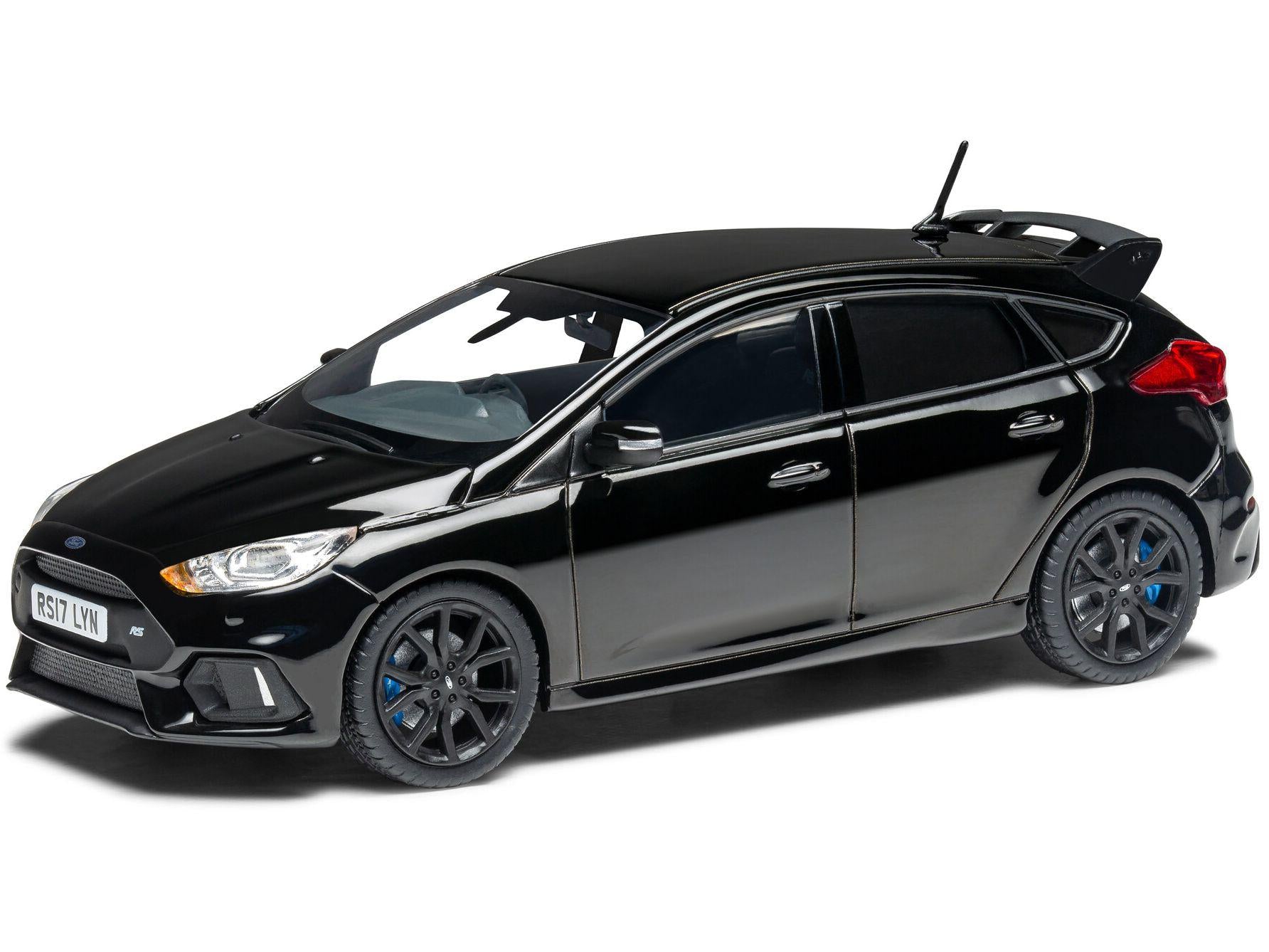 Ford Focus Mk3 RS Shadow Black 1:43 Scale Corgi Vanguards Diecast Model-Corgi-Diecast Model Centre