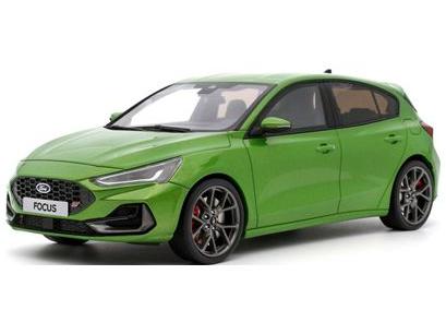 Ford Focus Mk5 ST Phase 2 2022 Green 1:18 Scale OttOmobile Resin Model-OttOmobile-Diecast Model Centre