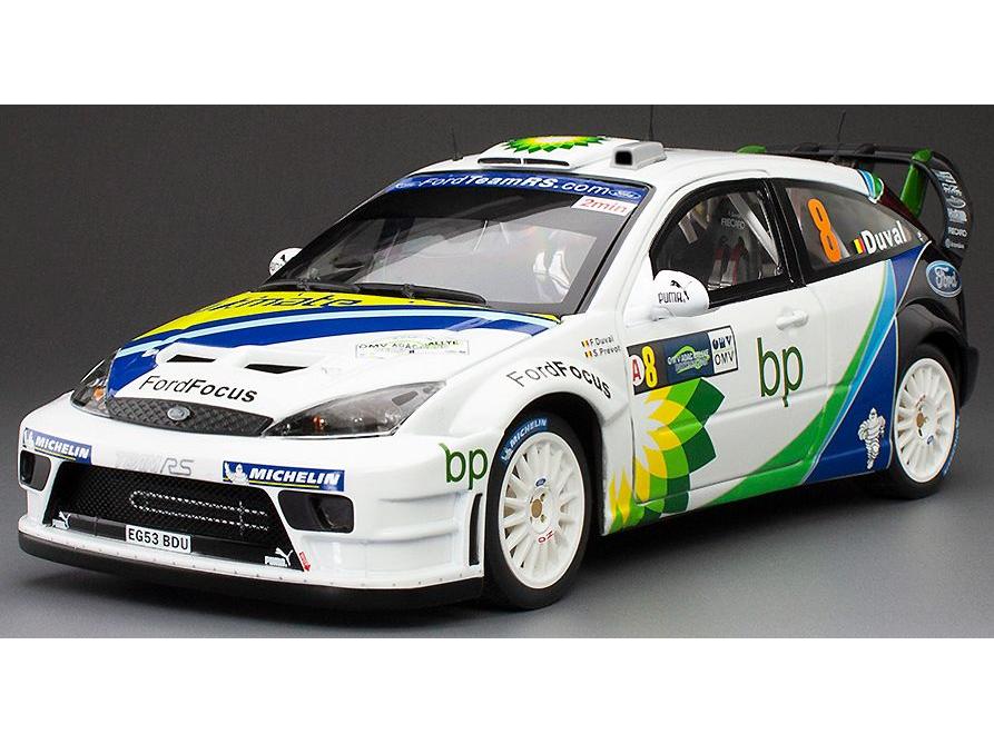 Ford Focus RS WRC '04-#8 F.Duval/S.Prevot 2nd Rally Deutschland 2004 (999pcs) 1:18 Scale Sun Star Diecast Model Car-Sun Star-Diecast Model Centre