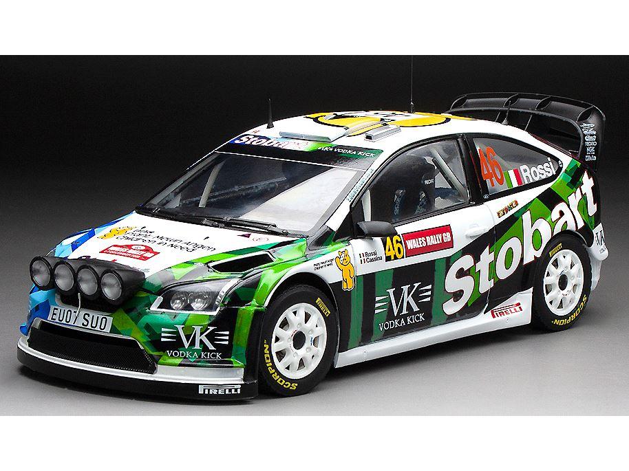 Ford Focus RS WRC07 #46 V.Rossi/C.Cassina 2008 Wales Rally GB (Limited 1999pcs) 1:18 Scale Sun Star Diecast Model Car-Sun Star-Diecast Model Centre