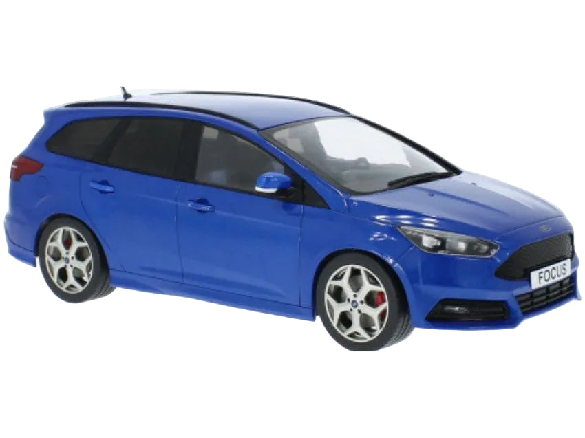 Modèle Réduit Welly Ford Focus ST Bleu Métallisé – Échelle 1:34-1:39 – Boîte Neuve Scellée – 2025