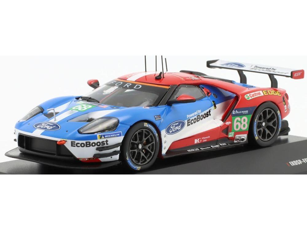 Ford GT #68 24h Le Mans 2016 Hand/Muller /Bourdais 1:43 Scale IXO Diecast Model Car-IXO-Diecast Model Centre