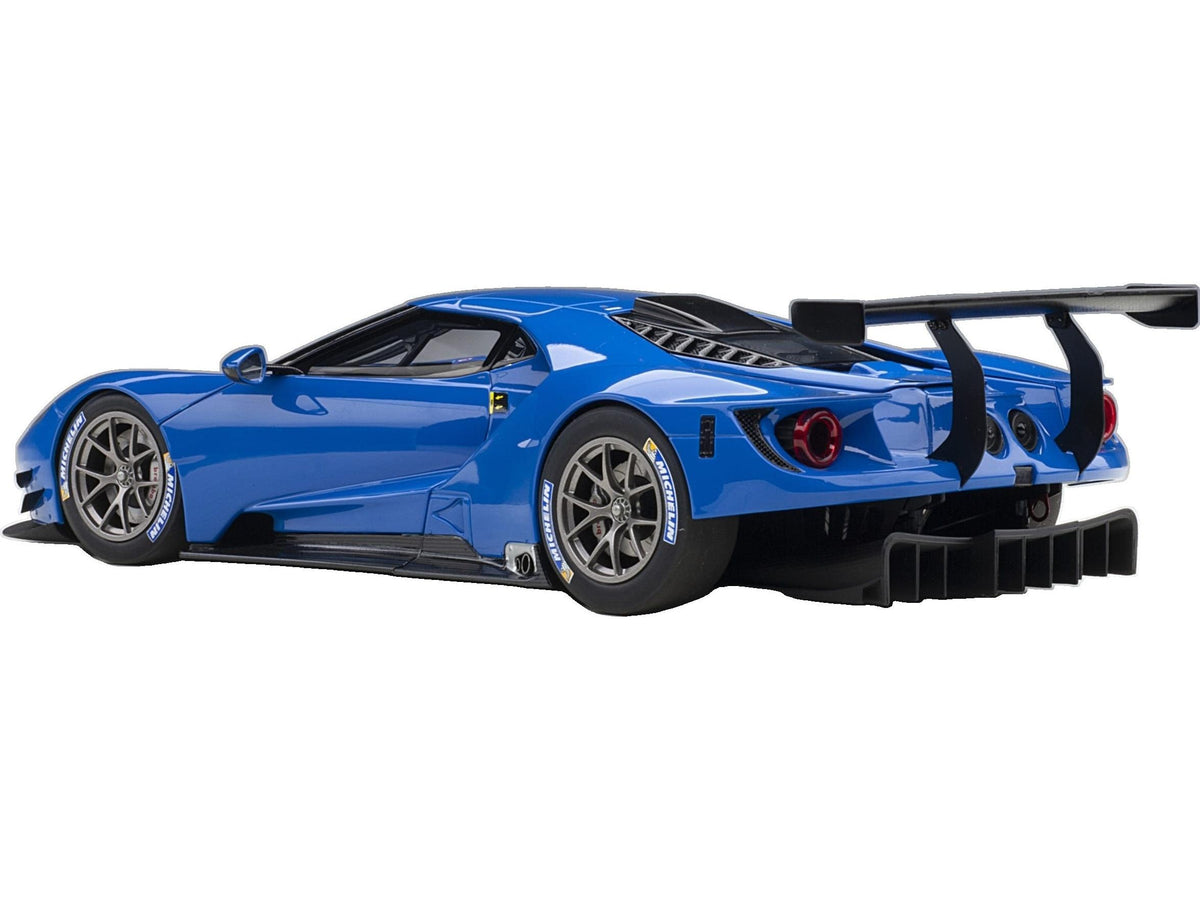 Ford GT LM Plain Body Version 2018 Blue 1:18 Scale Composite Car – AutoArt-AutoArt-Diecast Model Centre