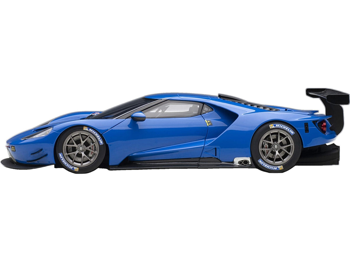 Ford GT LM Plain Body Version 2018 Blue 1:18 Scale Composite Car – AutoArt-AutoArt-Diecast Model Centre