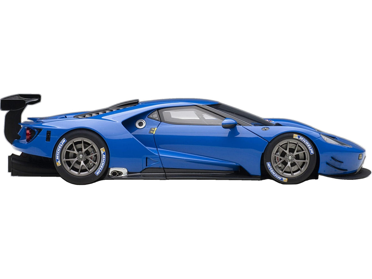 Ford GT LM Plain Body Version 2018 Blue 1:18 Scale Composite Car – AutoArt-AutoArt-Diecast Model Centre