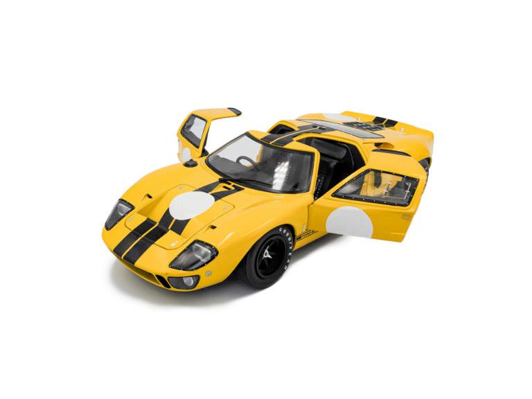 Ford GT40 diecast 1:18 Yellow Mk1 1968 Race Ready Solido-Solido-Diecast Model Centre