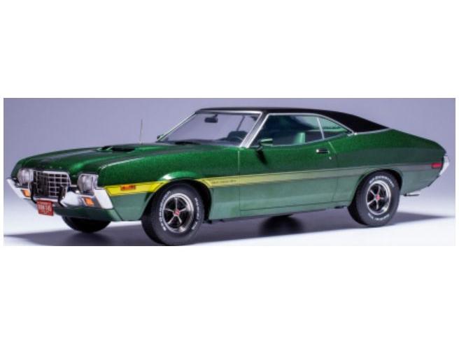 Ford Gran Torino Sport 1972 Dark Green 1:18 Scale IXO Diecast Model-IXO-Diecast Model Centre