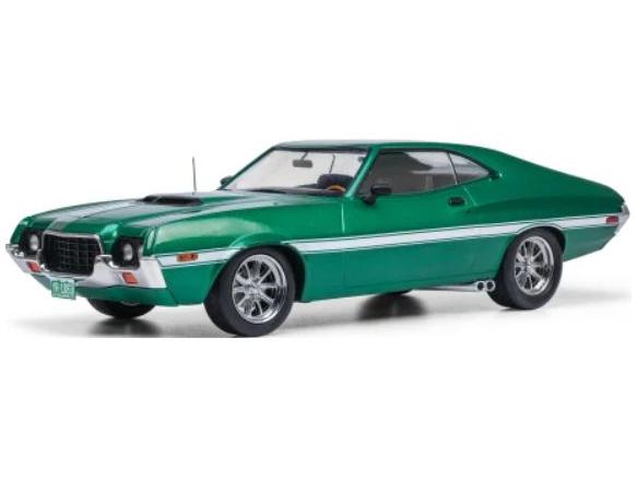 Ford Gran Torino Sport Green 1972 1:18 Scale IXO Diecast Model Car-IXO-Diecast Model Centre