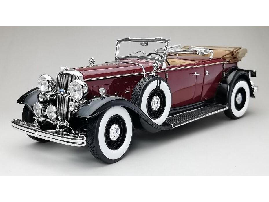 Ford Lincoln KB Dark Brown 1932 Verdeck Geoffnet 1:18 Scale Sun Star Diecast Model Car-Sun Star-Diecast Model Centre