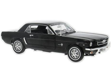 Ford Mustang Coupe Hard Top 1964 Black 1:18 Scale Diecast Car – Welly-Welly-Diecast Model Centre